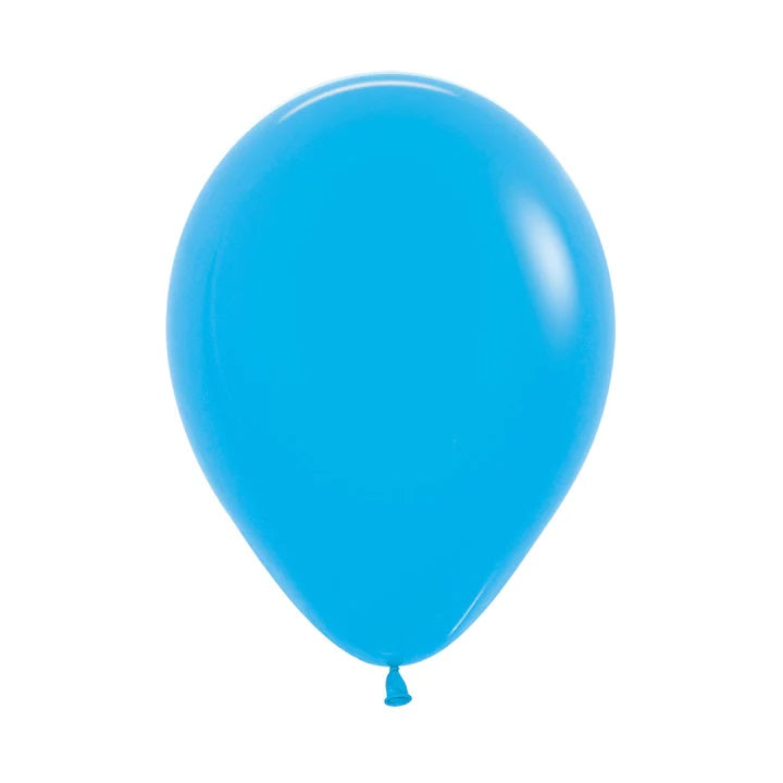 Sky Blue Solid Latex Balloons Pack of 100