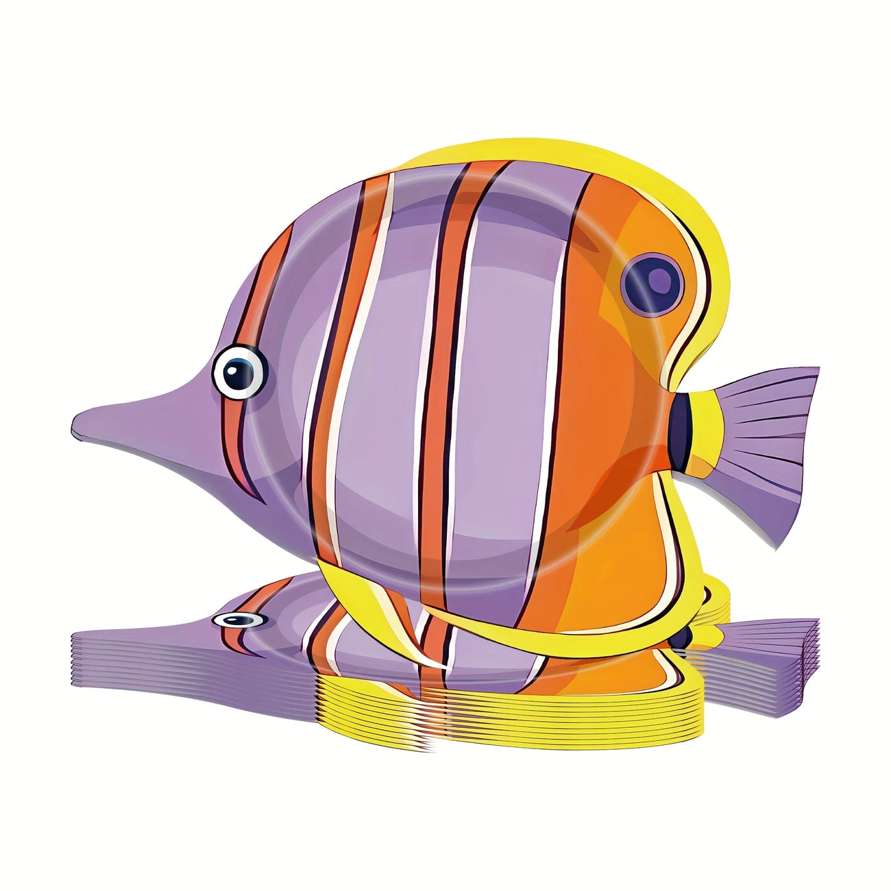 Ocean Breeze Under The Sea Fish Paper Plates Pack of 6