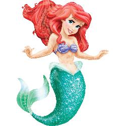 Little Mermaid Ariel Airwalker Foil Balloon