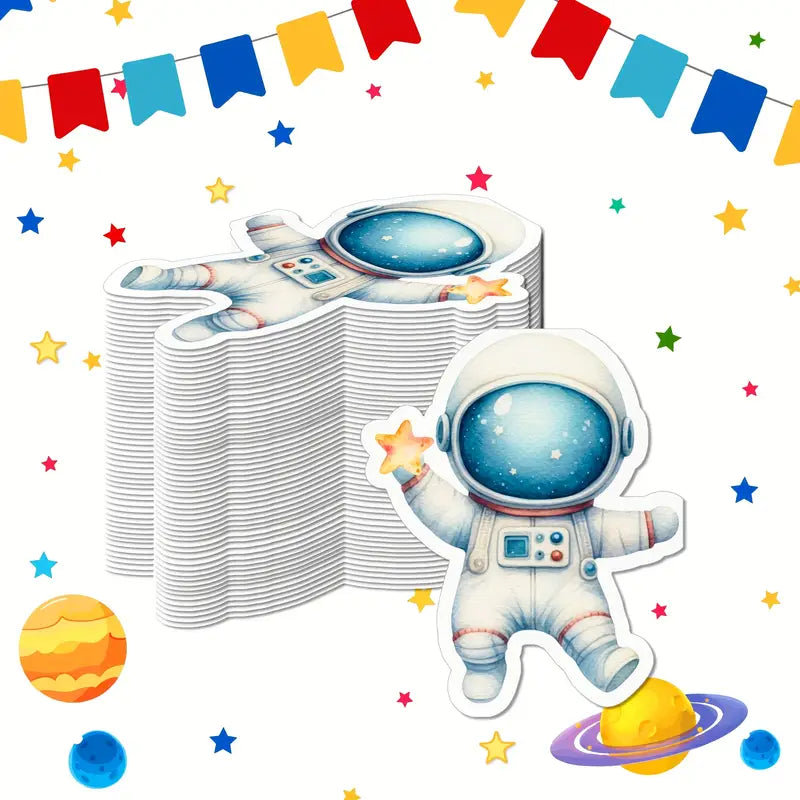 Astronaut Shaped Paper Napkins Pack of 20
