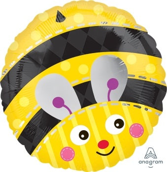 Cute Bumble Bee 45cm Foil Balloon