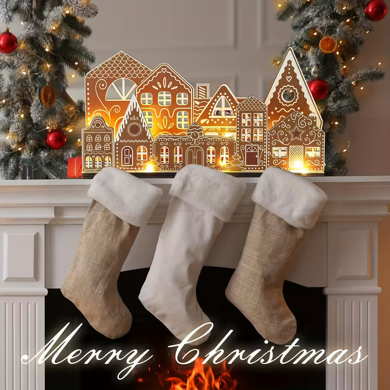 Christmas Gingerbread House Tabletop Decoration