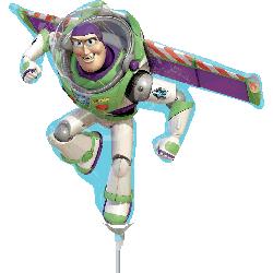 Toy Story Buzz Lighter 35cm Foil Balloon On Stick