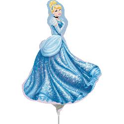 Cinderella 35cm Foil Balloon On Stick