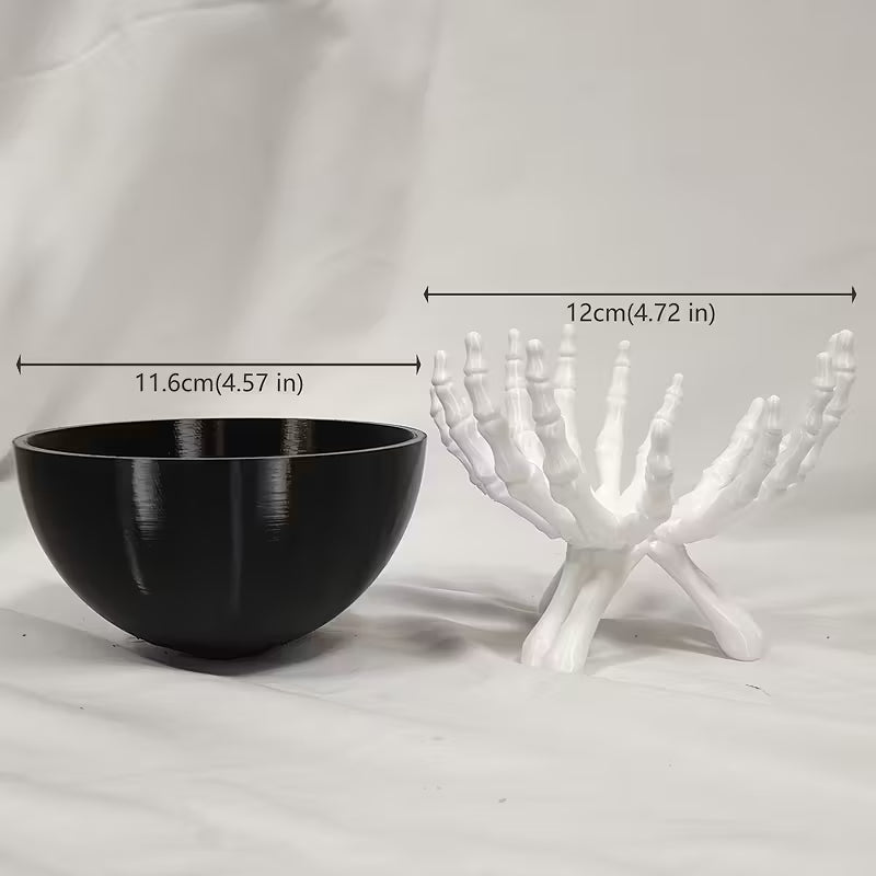 Halloween Skeleton Hand Bowl