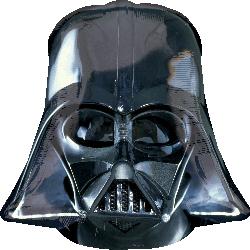 Darth Vader Helmet Black Supershape Foil Balloon