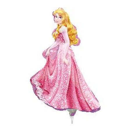 Princess Sleeping Beauty 35cm Foil Balloon On Stick
