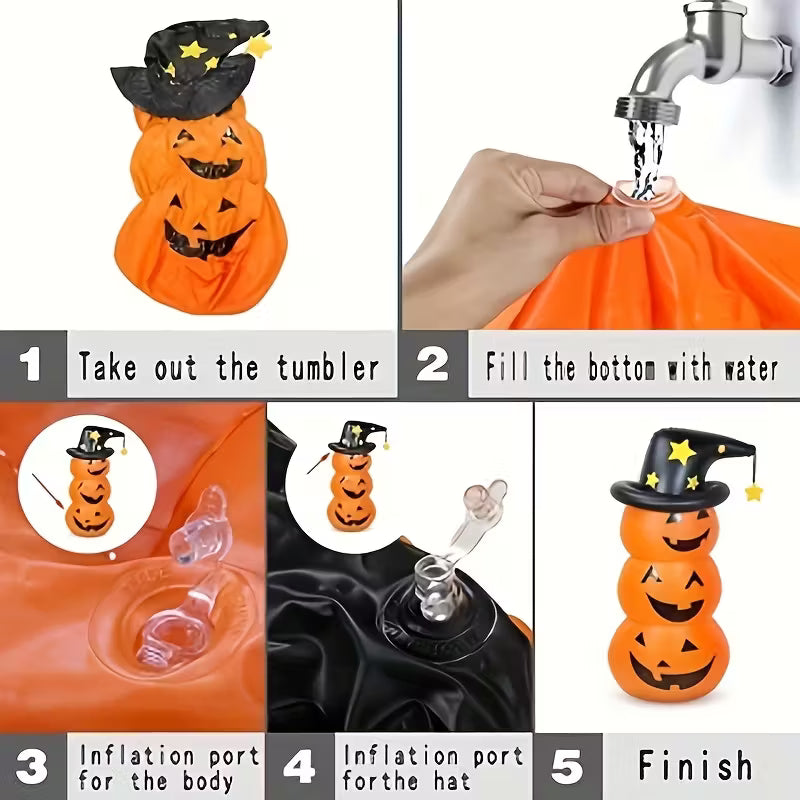 Inflatable PVC pumpkin Halloween decoration