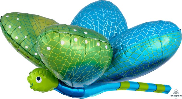 Ult 3D Shape Cute Dragonfly Supershape Foil Balloon