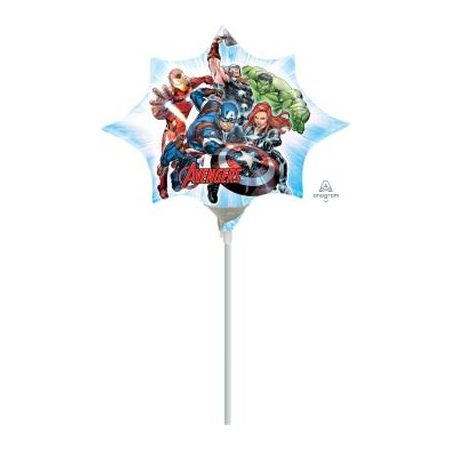 Avengers Animated 35cm Foil Balloon On Stick