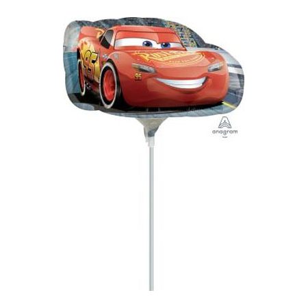 Cars 3 35cm Foil Balloon On Stick