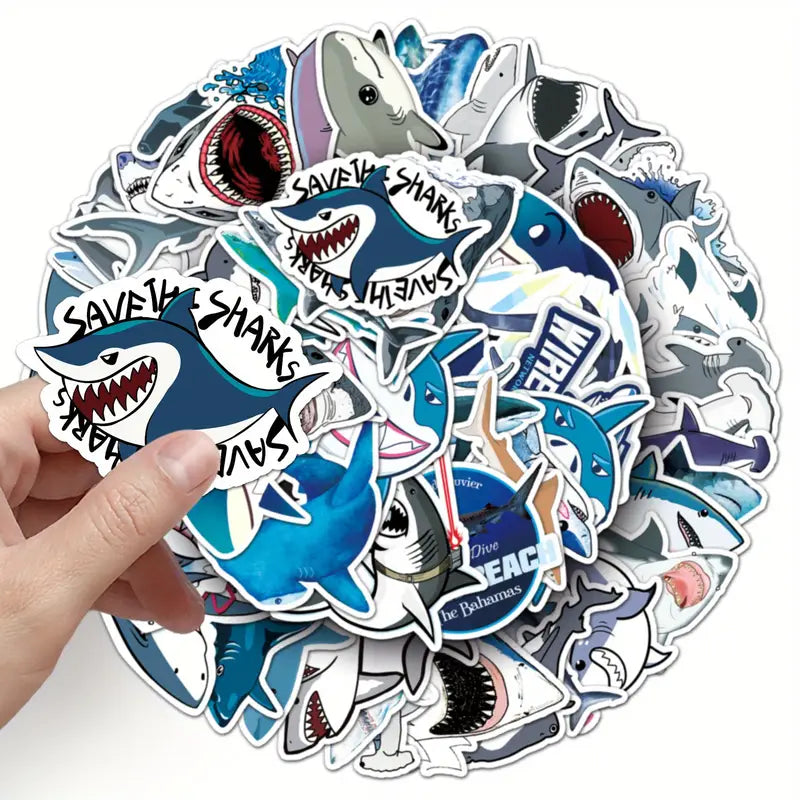 Shark Stickers Pack of 50