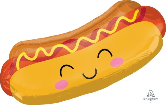Hot Dog Supershape Foil Balloon