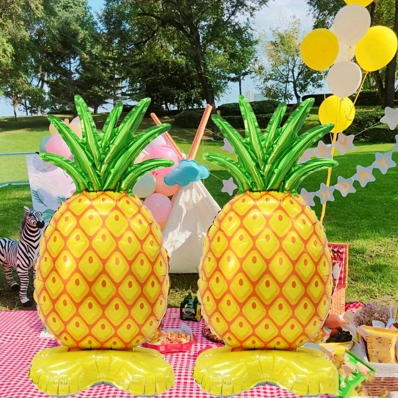 Standing Pineapple Foil Balloon Pack of 2