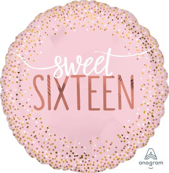 Sweet 16 45cm Foil Balloon