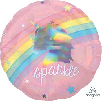 Holo:Magical Rainbow 45cm Foil Balloon
