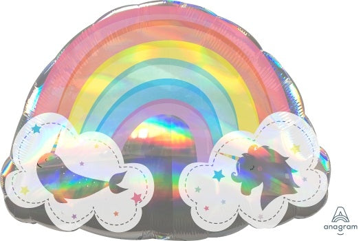 Magical Rainbow Supershape Foil Balloon