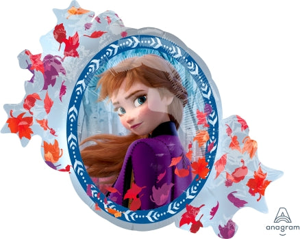 Frozen 2 Anna & Elsa Satin Supershape Foil Balloon