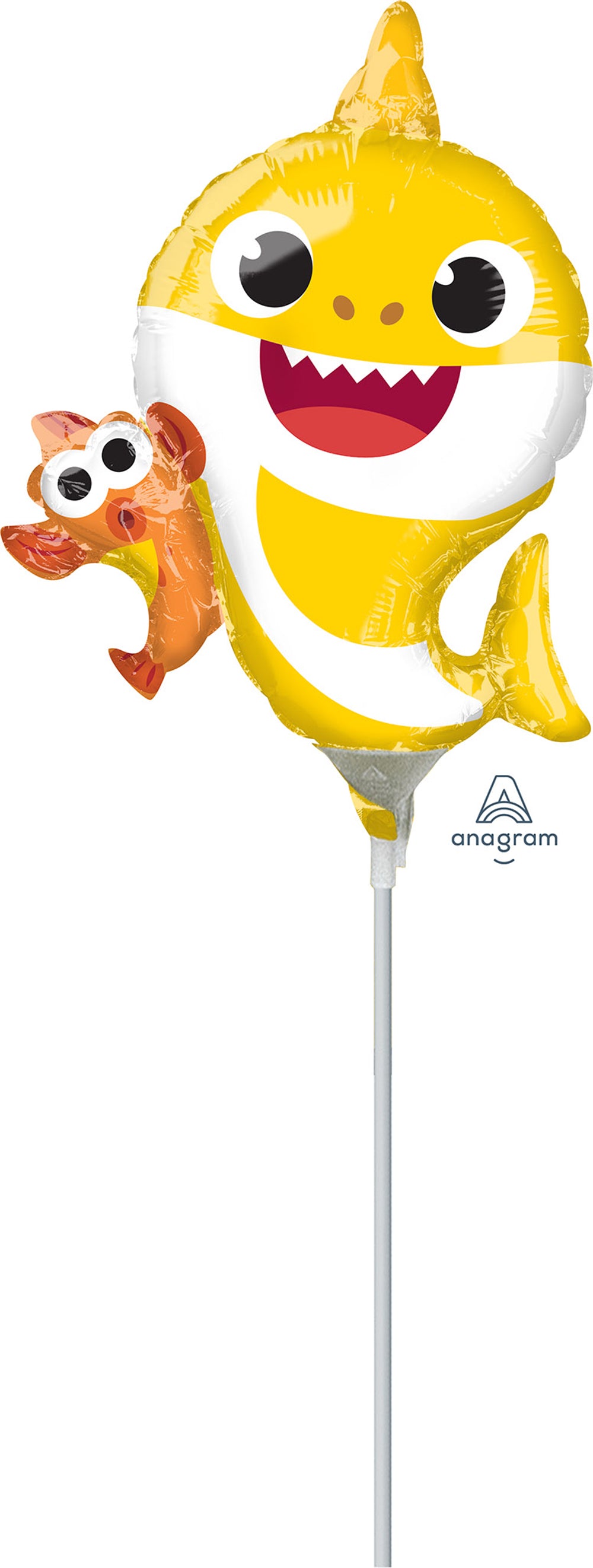 Baby Shark 35cm Foil Balloon on Stick