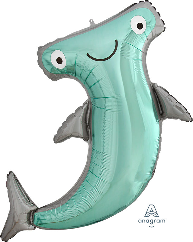 Hammerhead Shark Supershape Foil Balloon