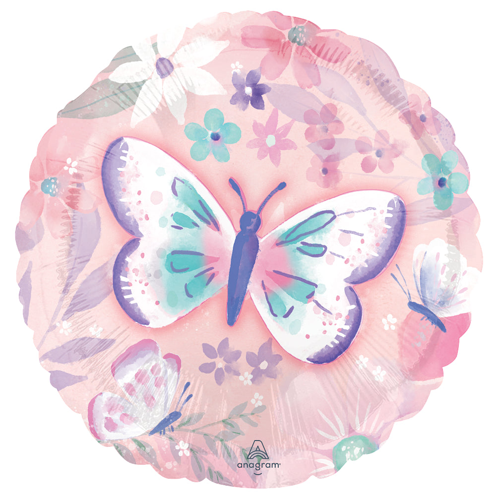 Flutters Butterfly 45cm Foil Balloon