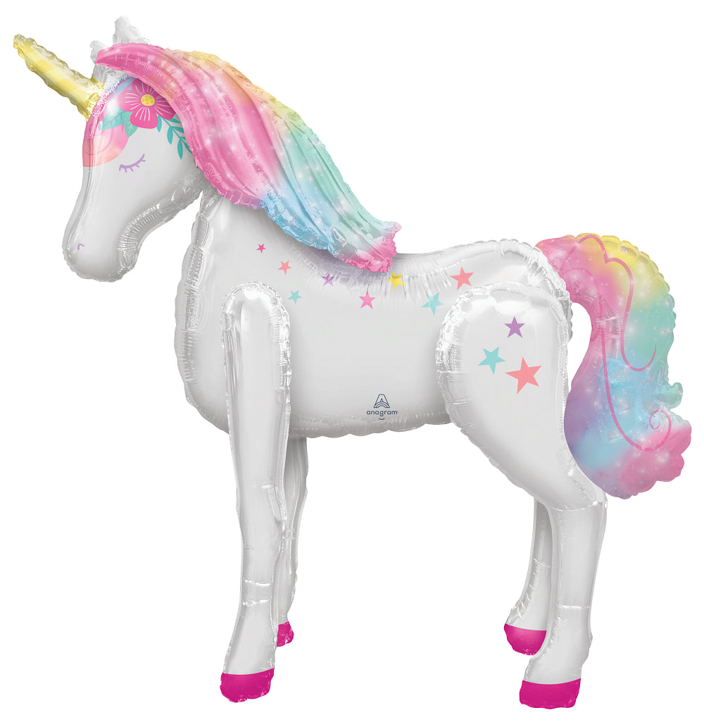 Enchanted Unicorn Airwalker Foil Balloon