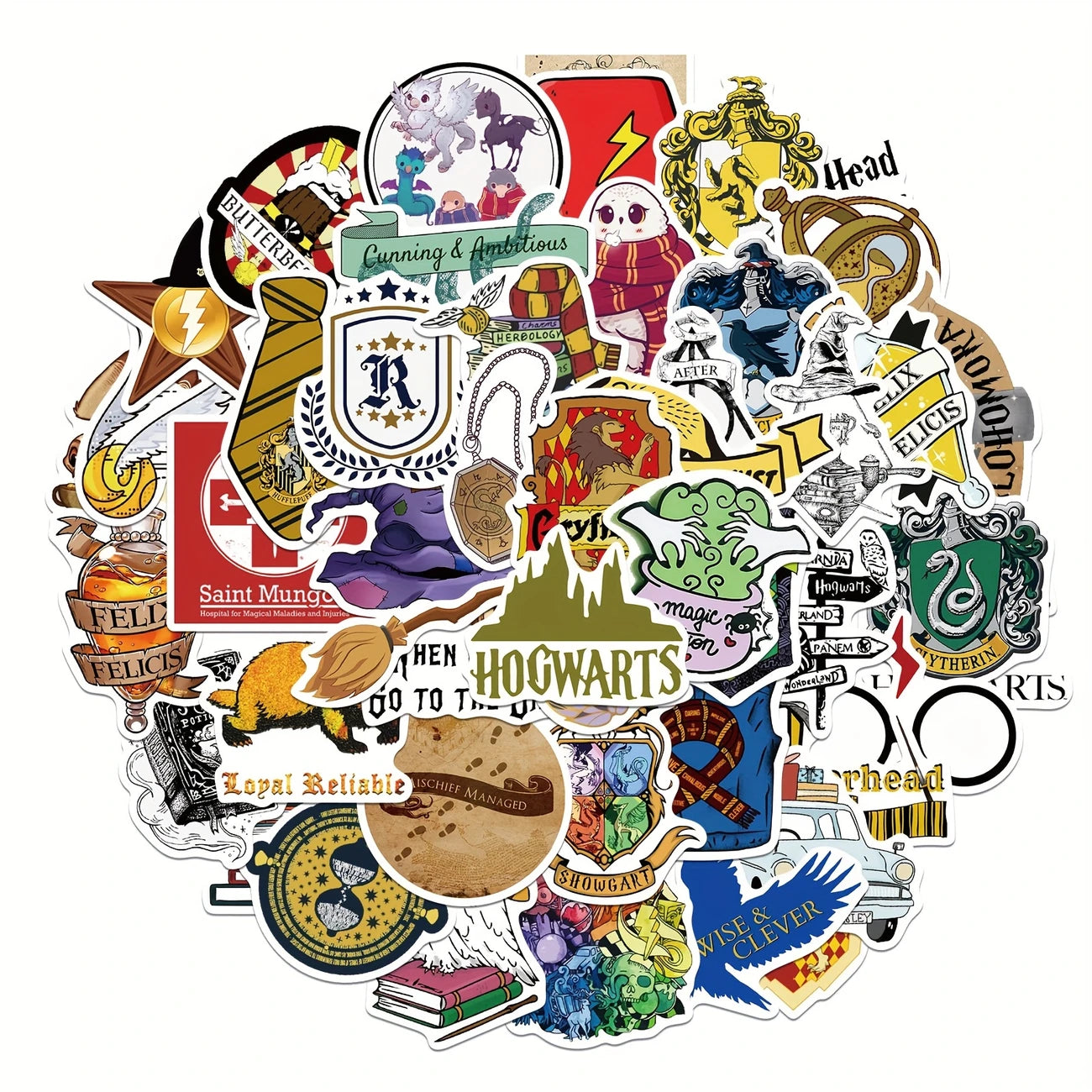 Harry Potter Assorted Stickers Pack of 50