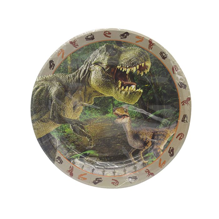 Dinosaur Adventure Dinner Paper Plates Pack of 8