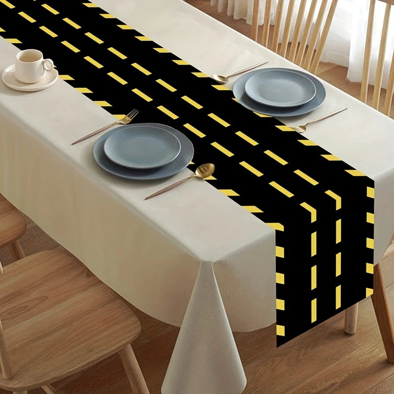 Road Polyester Table Runner