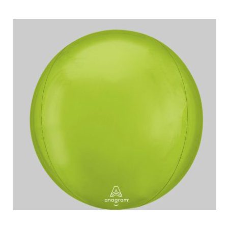 Vibrant Green Orb Foil Balloon