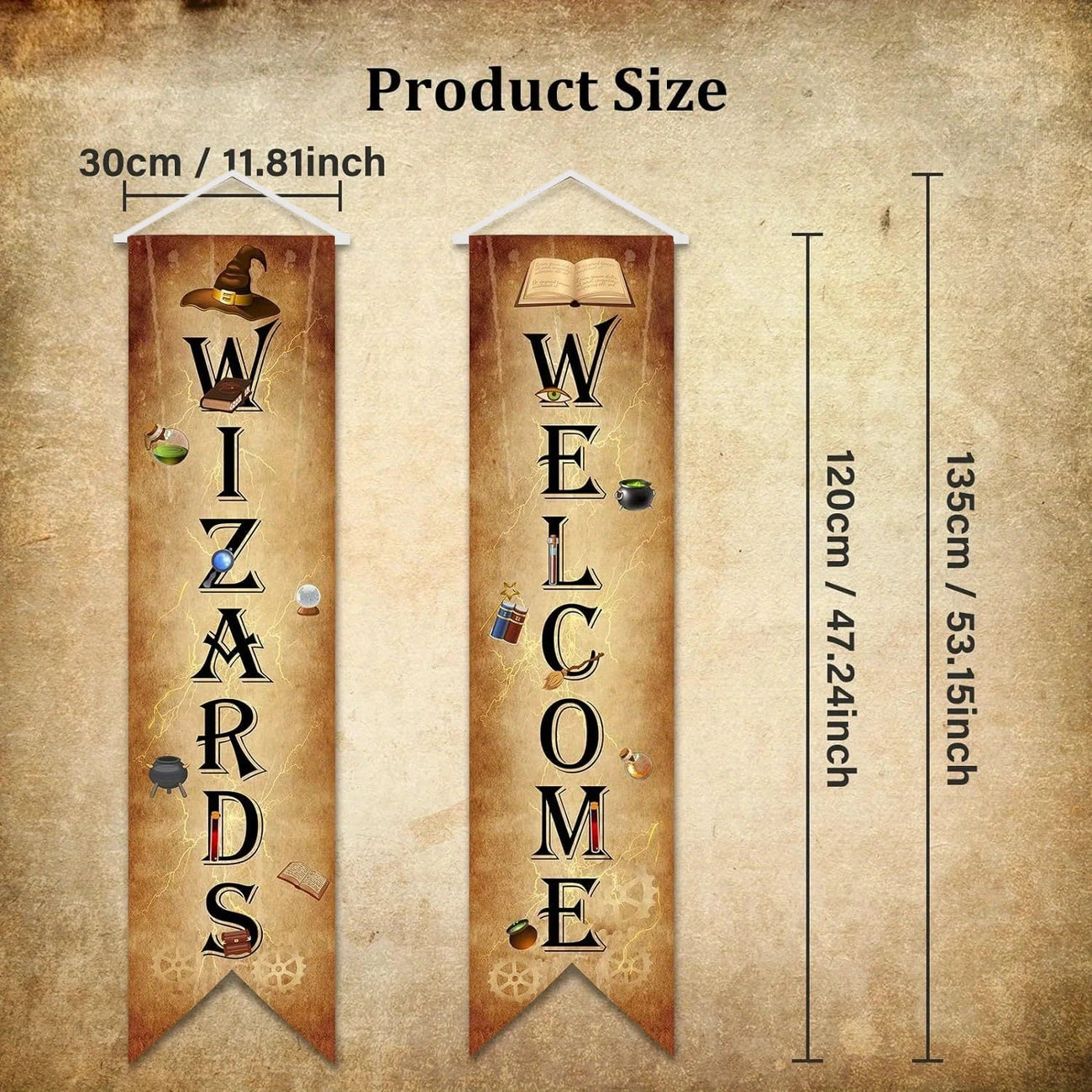 Harry Potter Welcome Wizards Theme Hanging Decorations