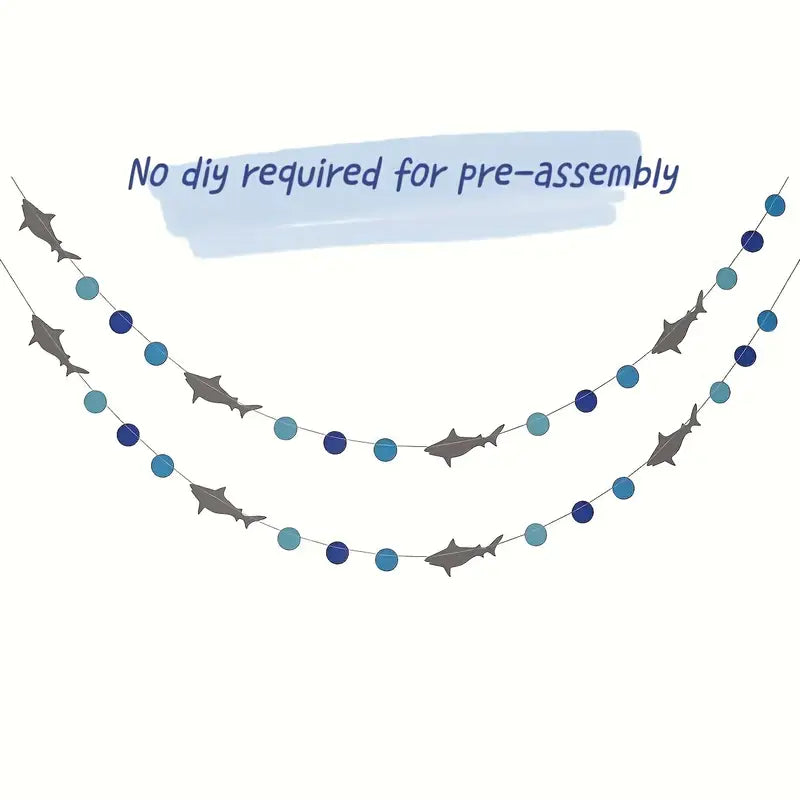 Shark Garland Banner Pack of 2