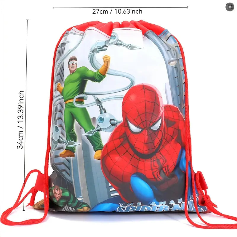 Spidey & Friends Drawstring Bags Pack of 12