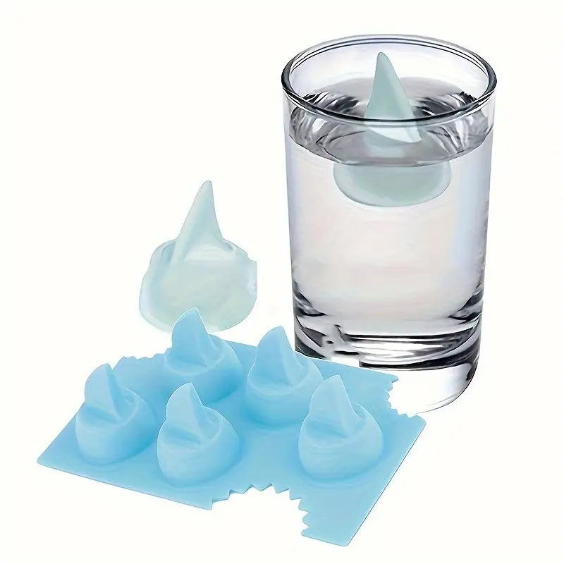 Silicone Shark Ice Cube Tray