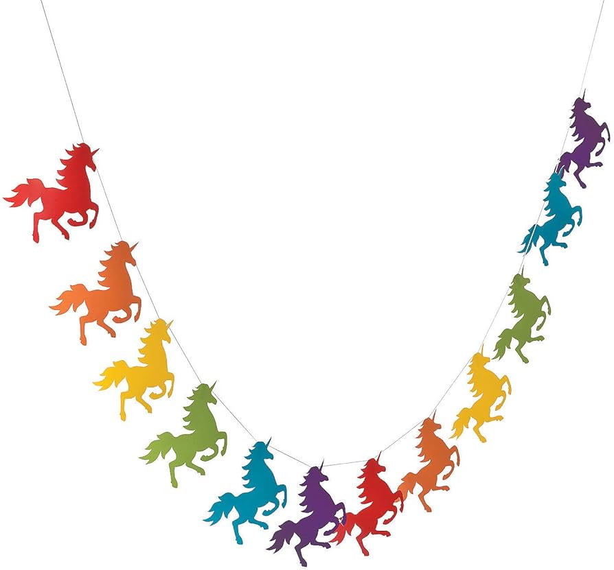 Unicorn Rainbow Garland