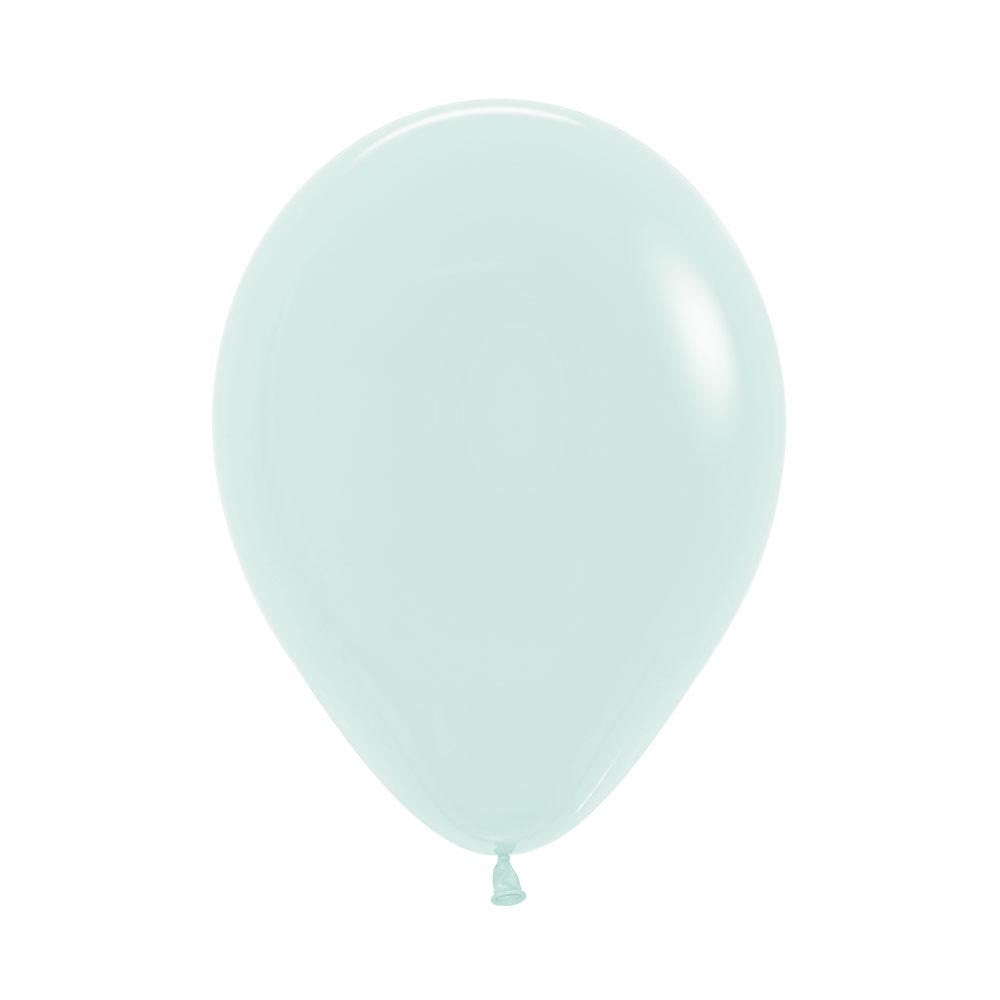 Pastel Green Solid Latex Balloons Pack of 100
