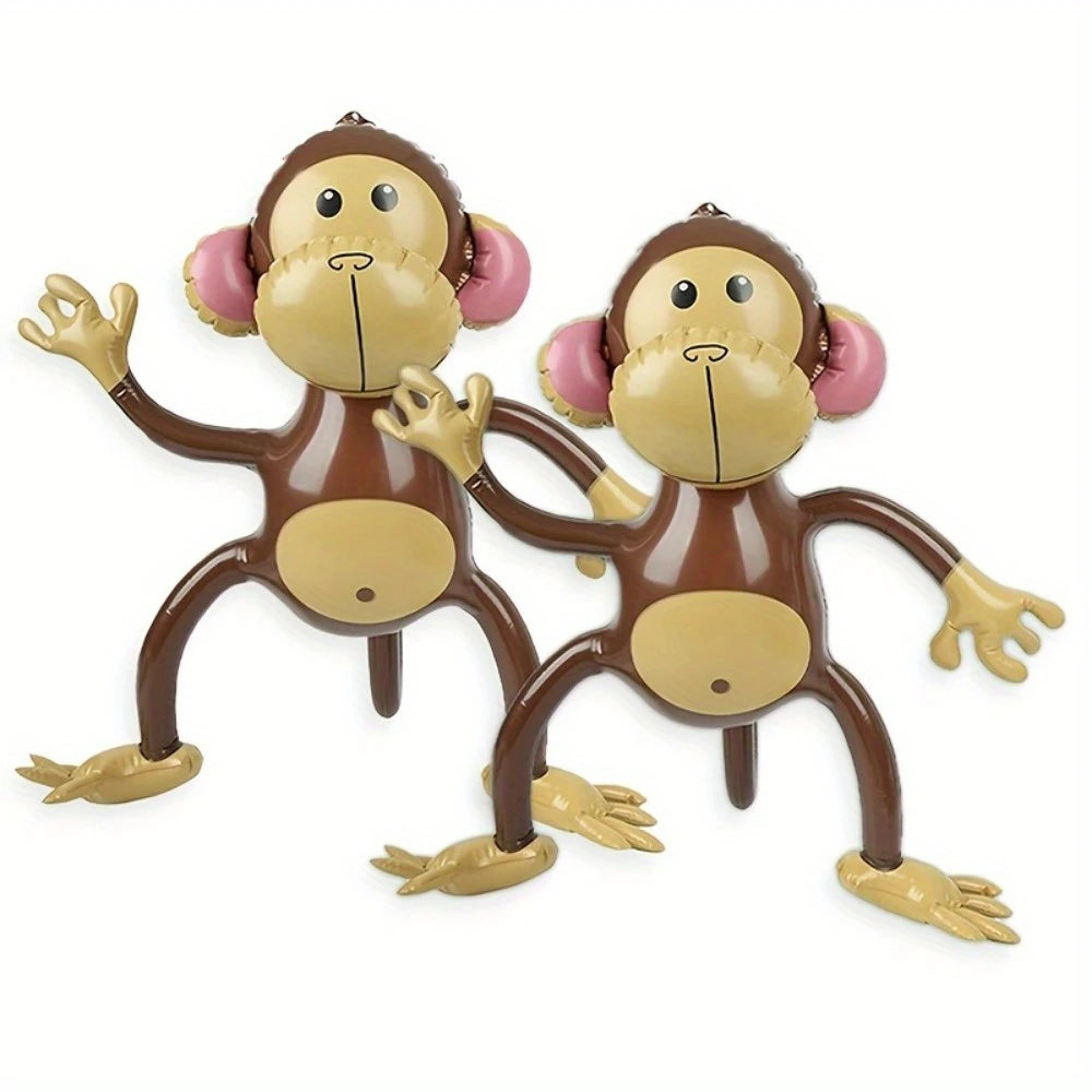 Inflatable Monkey Decorations Pack of 2