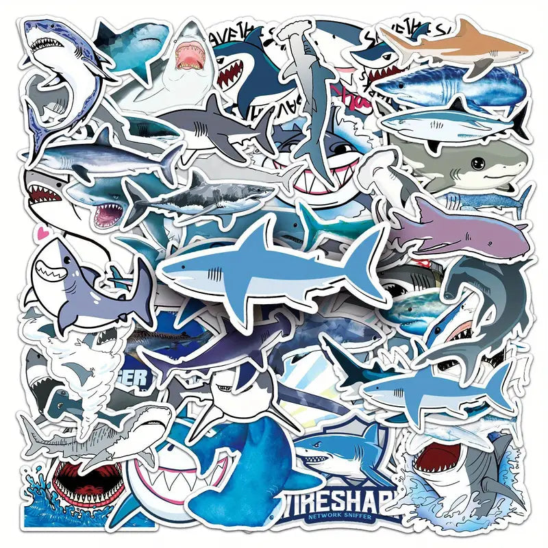 Shark Stickers Pack of 50