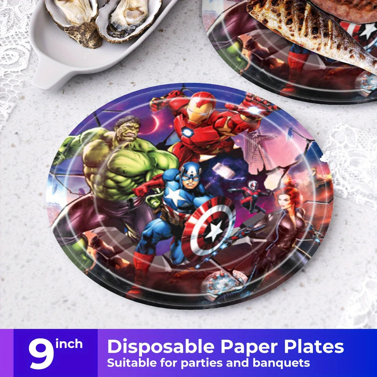 The Avengers Superhero Tableware Set For 20 Guests