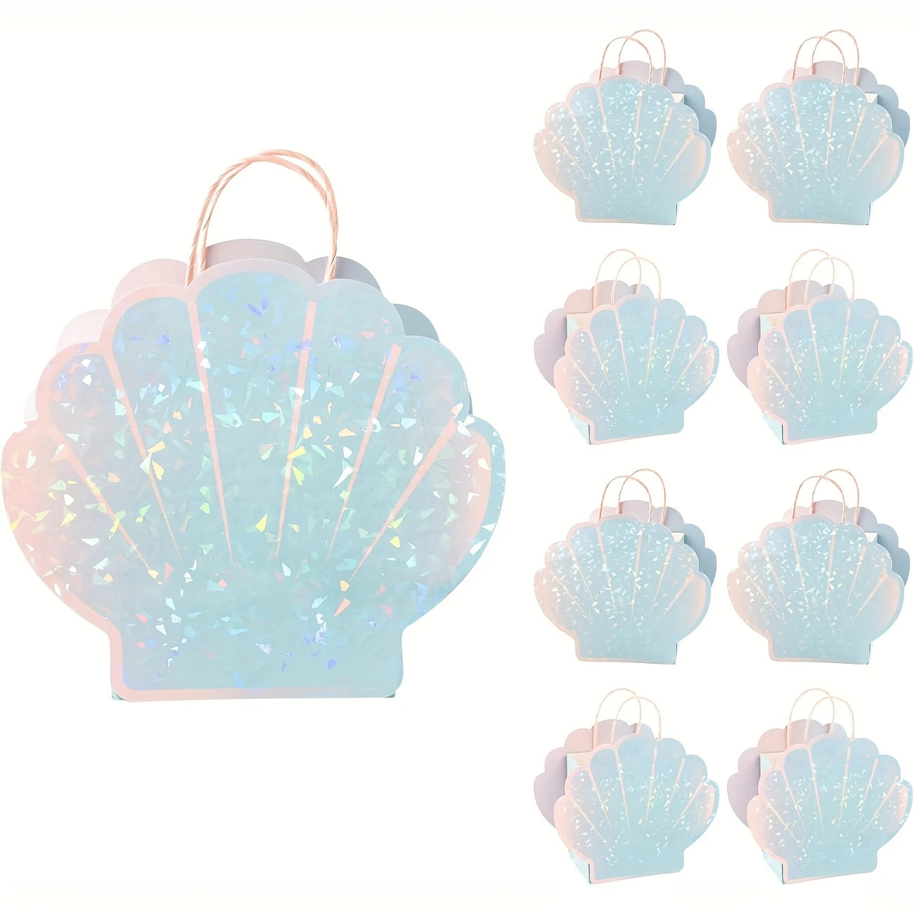 Seashell Party Favor Paper Bag Pack of 10