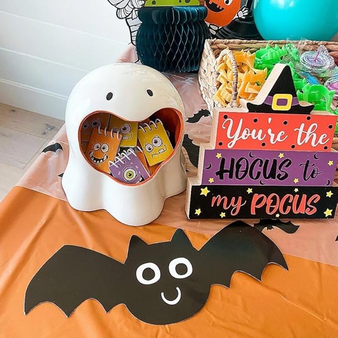 Ghost Shaped Ceramic Candy Dish