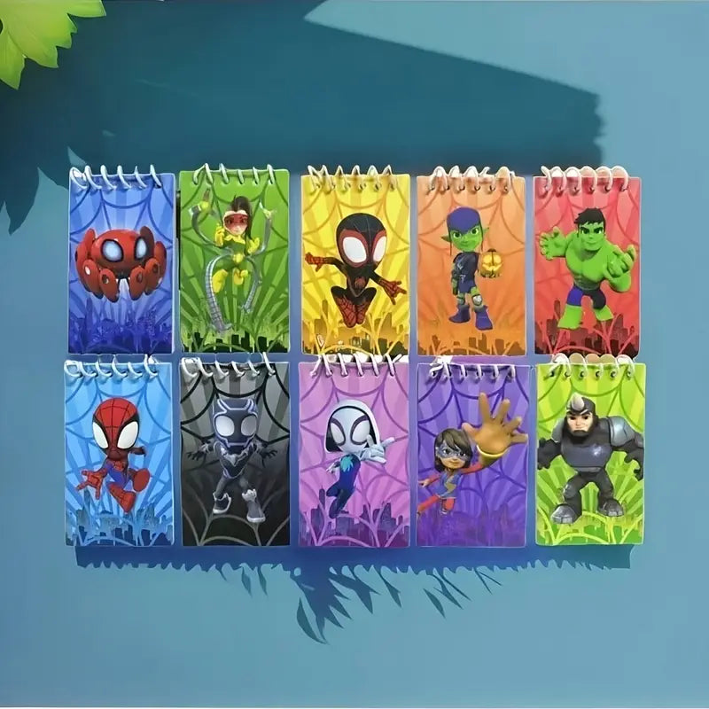 Spidey & Friends Mini Spiral Notebooks Pack of 10