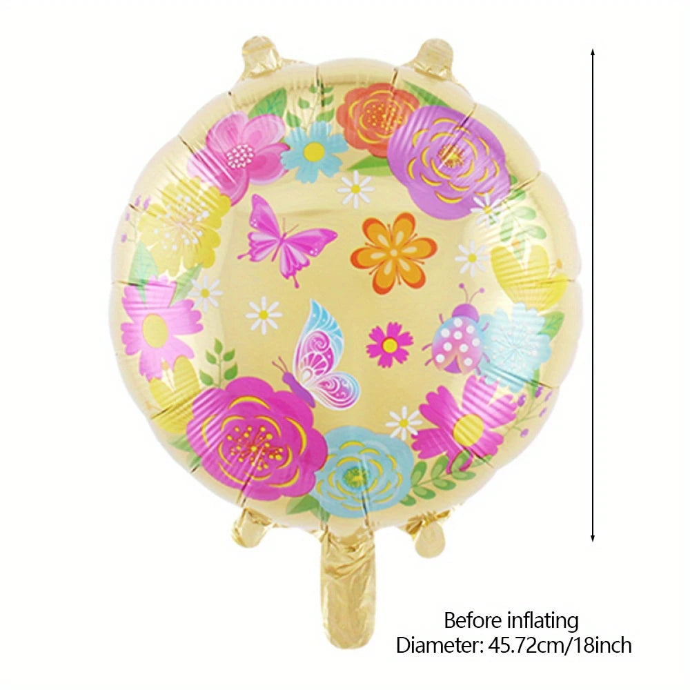 Butterfly and Flower Balloon Set of 5