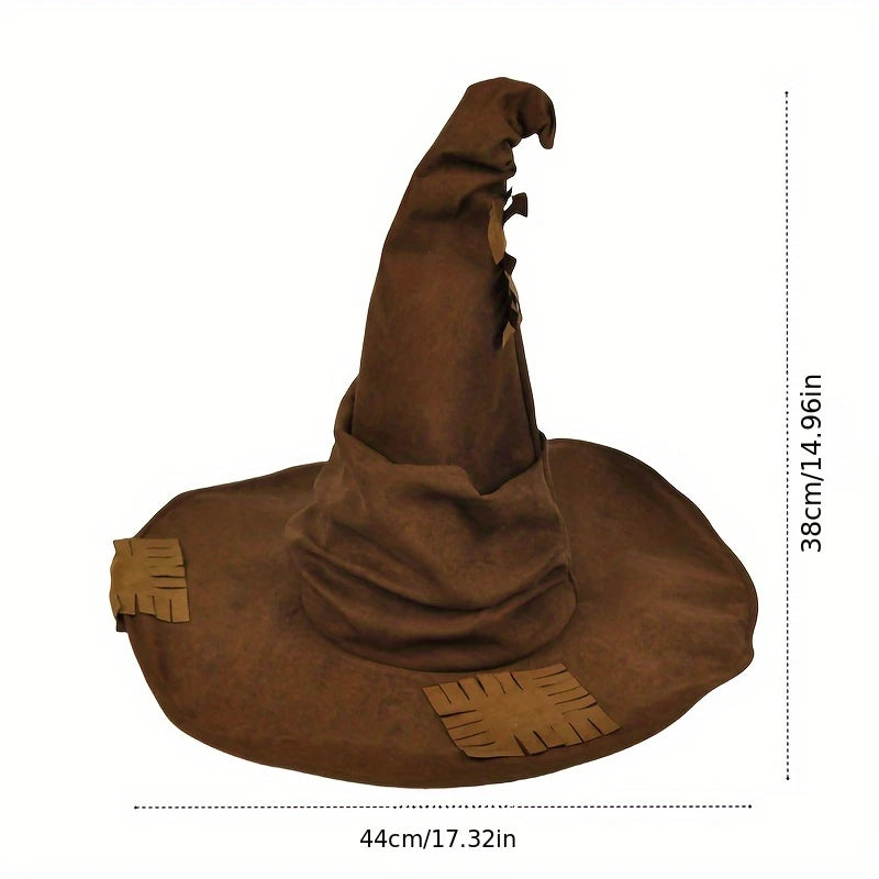 Charming Wizard Witch Hat with Patch