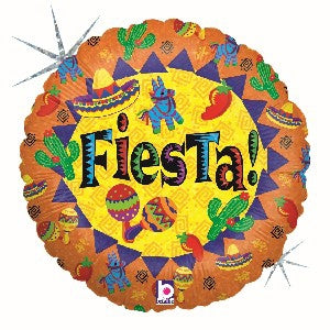 Mexican Fiesta 45cm Foil Balloon