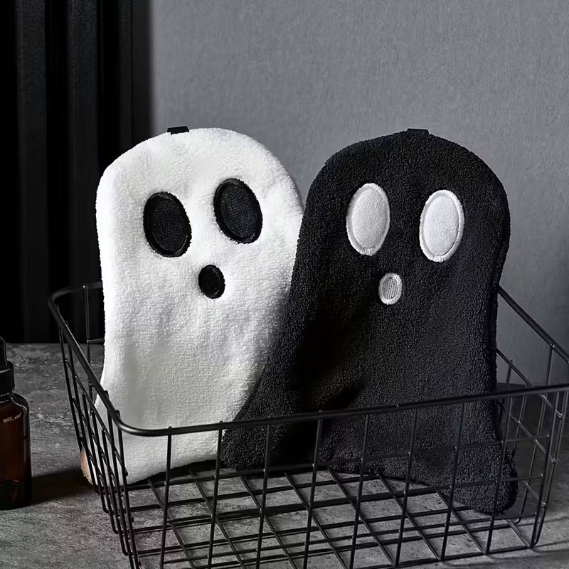 Halloween Bathroom Ghost Hand Towel Pack of 2