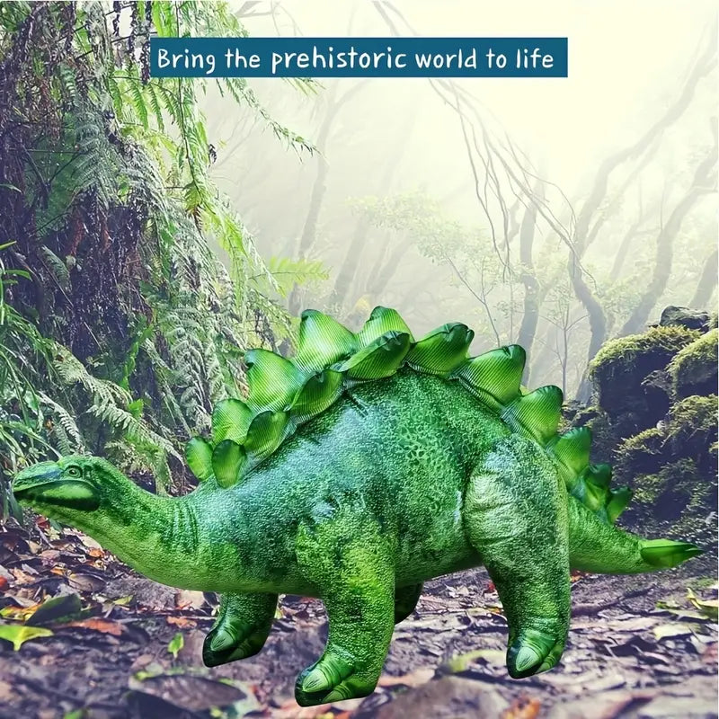 Large PVC Inflatable Dinosaur Realistic and Durable Stegosaurus