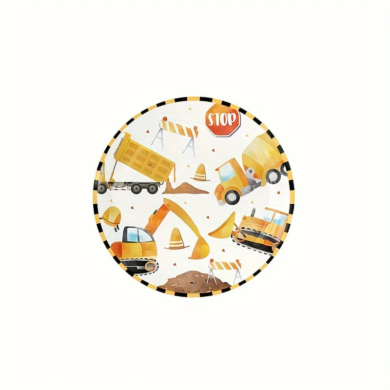 Construction Birthday Party Tableware For 10 Guests