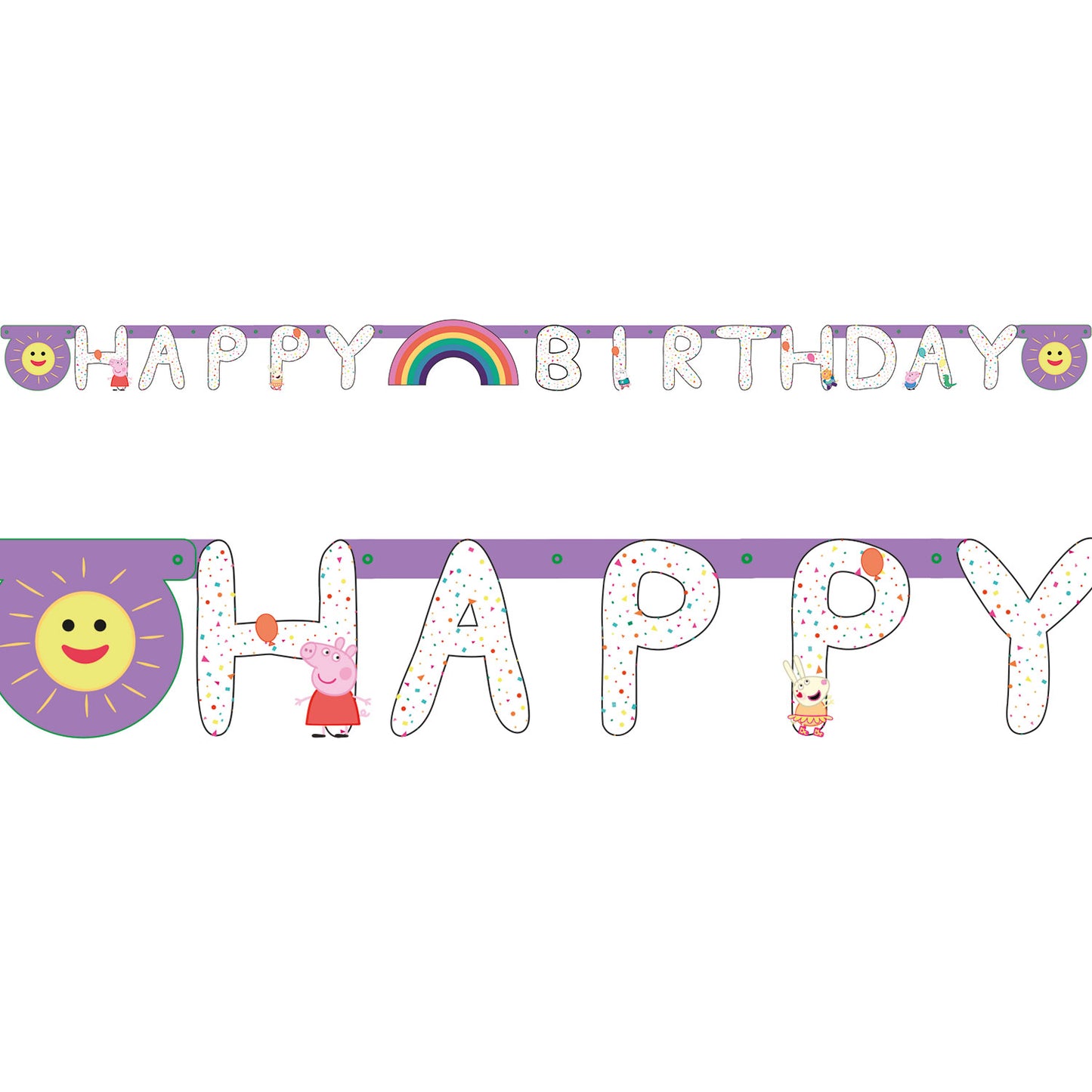 Peppa Pig Letter Banner