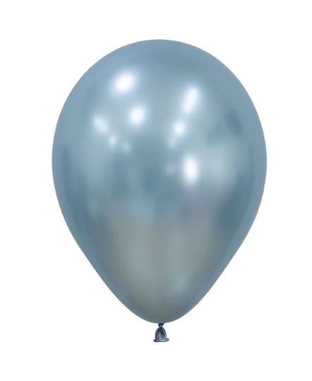 Silk Arctic Blue 12.5cm Latex Balloons Pack of 100